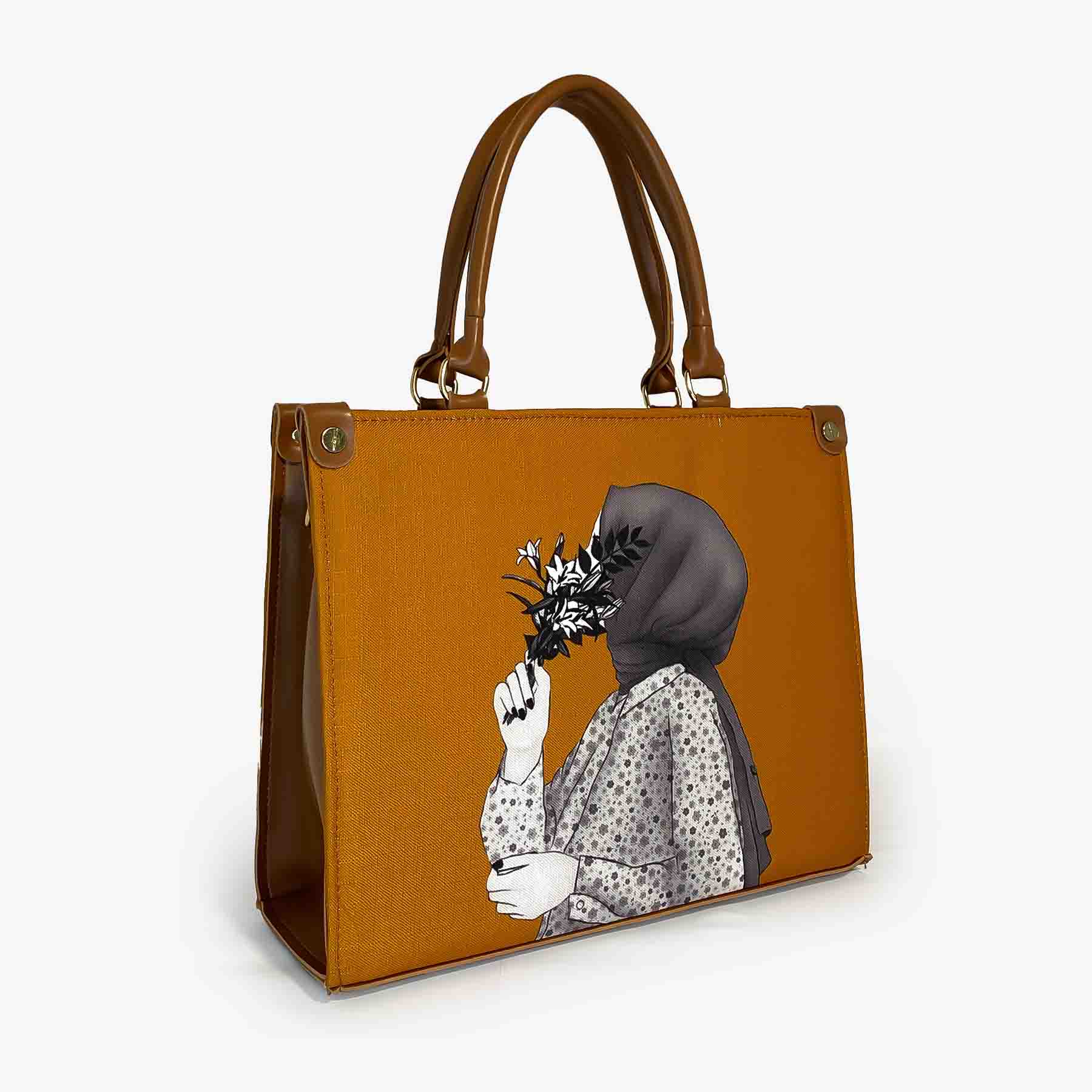 Zenve Brown Tote Bag